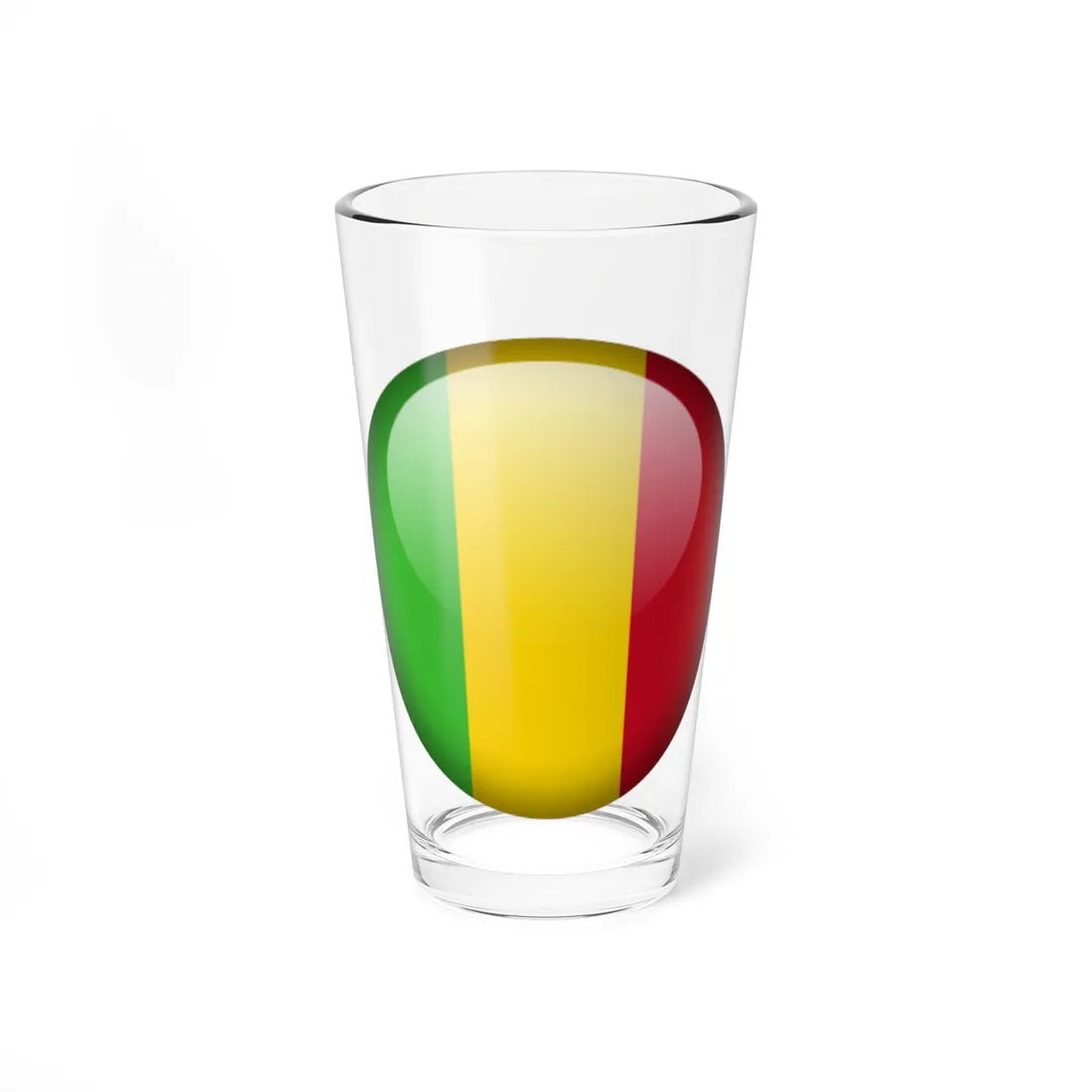 Flag orb Mali (Mali) Pint Glass 16oz 16oz - Go Mug Yourself