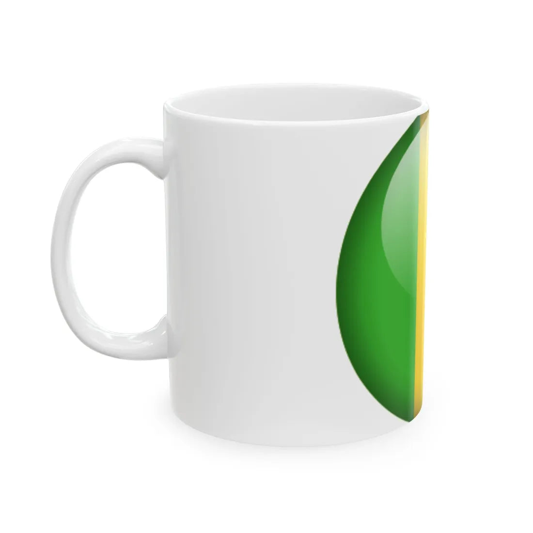Flag orb Mali (Mali) White Coffee Mug - Go Mug Yourself