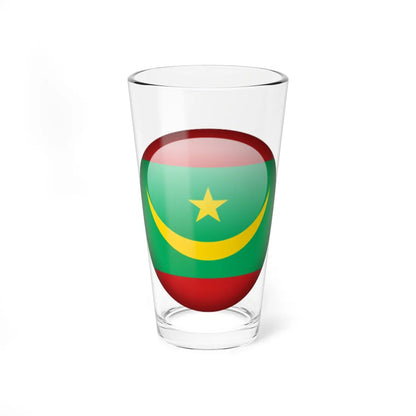 Flag orb Mauritania (Mauritania) Pint Glass 16oz 16oz - Go Mug Yourself