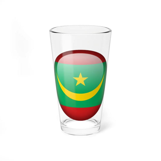 Flag orb Mauritania (Mauritania) Pint Glass 16oz 16oz - Go Mug Yourself