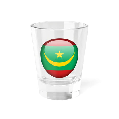 Flag orb Mauritania (Mauritania) Shot Glass 1.5oz 1.5oz - Go Mug Yourself