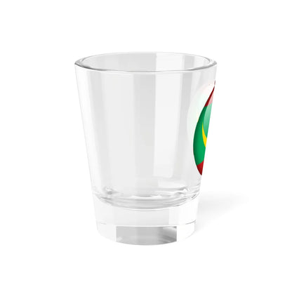 Flag orb Mauritania (Mauritania) Shot Glass 1.5oz - Go Mug Yourself