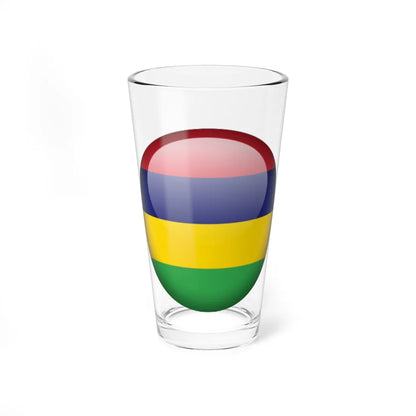 Flag orb Mauritius (Mauritius) Pint Glass 16oz 16oz - Go Mug Yourself