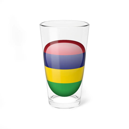 Flag orb Mauritius (Mauritius) Pint Glass 16oz 16oz - Go Mug Yourself