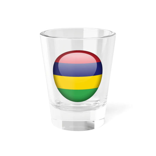 Flag orb Mauritius (Mauritius) Shot Glass 1.5oz 1.5oz - Go Mug Yourself