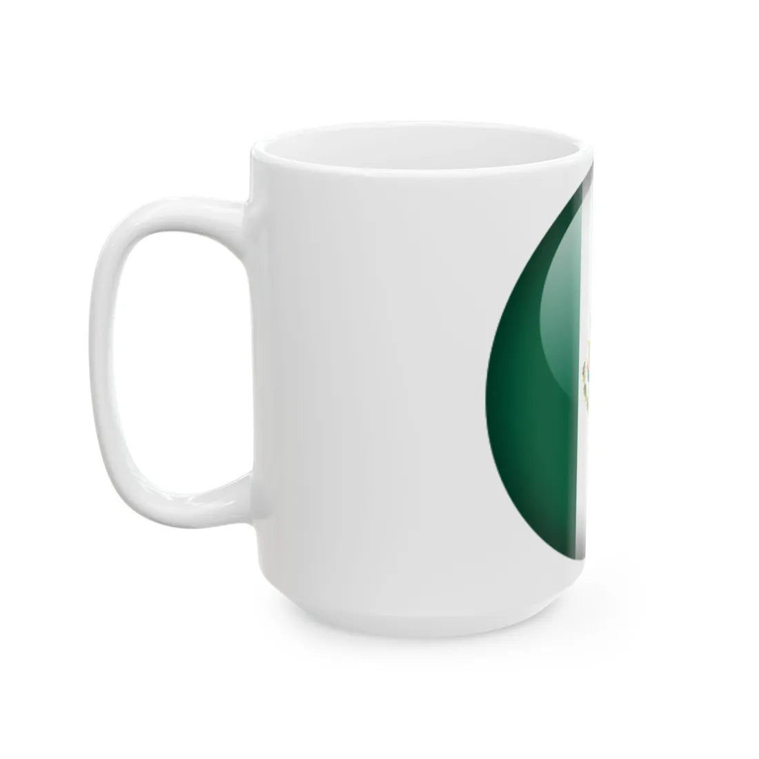 Flag orb Mexico (Mexico) White Coffee Mug - Go Mug Yourself