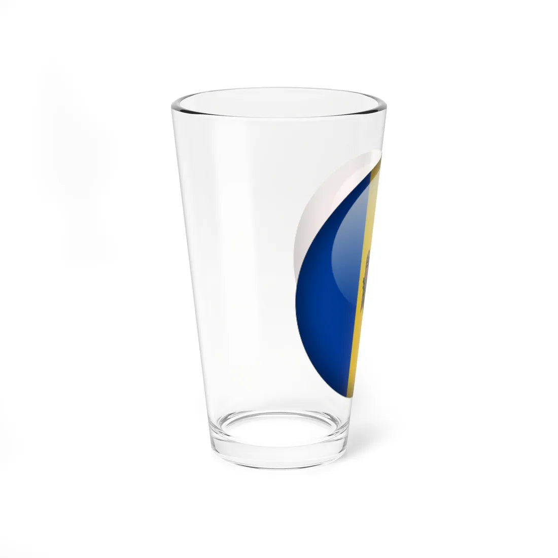 Flag orb Moldova (Moldova) Pint Glass 16oz - Go Mug Yourself