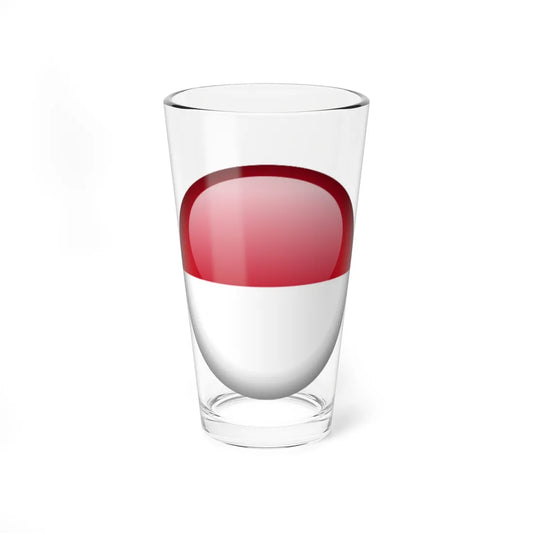 Flag orb Monaco (Monaco) Pint Glass 16oz 16oz - Go Mug Yourself