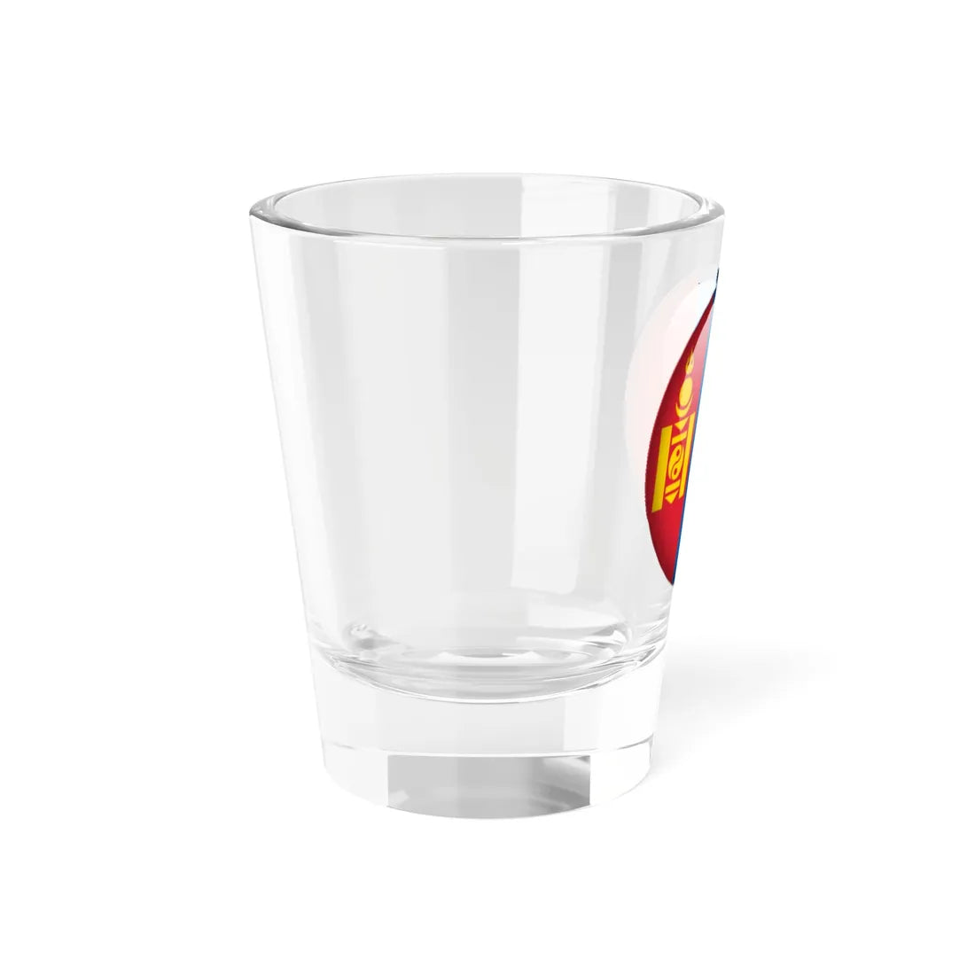 Flag orb Mongolia (Mongolia) Shot Glass 1.5oz - Go Mug Yourself