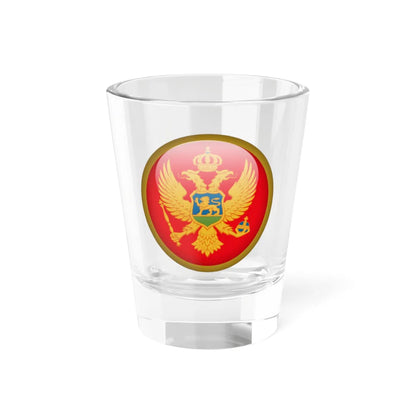Flag orb Montenegro (Montenegro) Shot Glass 1.5oz 1.5oz - Go Mug Yourself