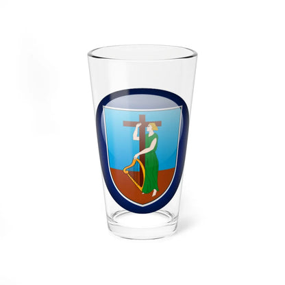 Flag orb Montserrat (United Kingdom) Pint Glass 16oz 16oz - Go Mug Yourself