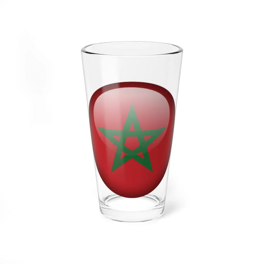 Flag orb Morocco (Morocco) Pint Glass 16oz 16oz - Go Mug Yourself