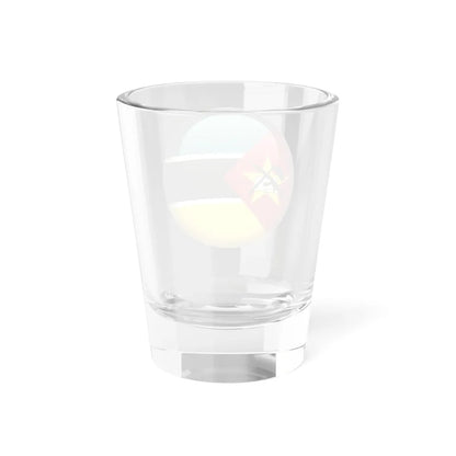 Flag orb Mozambique (Mozambique) Shot Glass 1.5oz - Go Mug Yourself