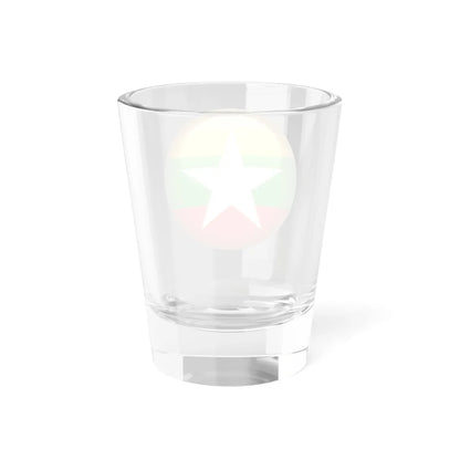 Flag orb Myanmar (Myanmar) Shot Glass 1.5oz - Go Mug Yourself