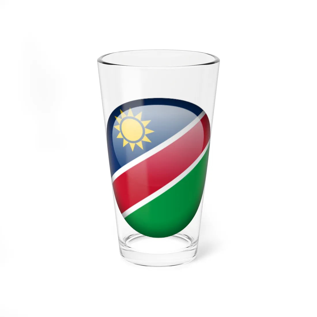 Flag orb Namibia (Namibia) Pint Glass 16oz 16oz - Go Mug Yourself