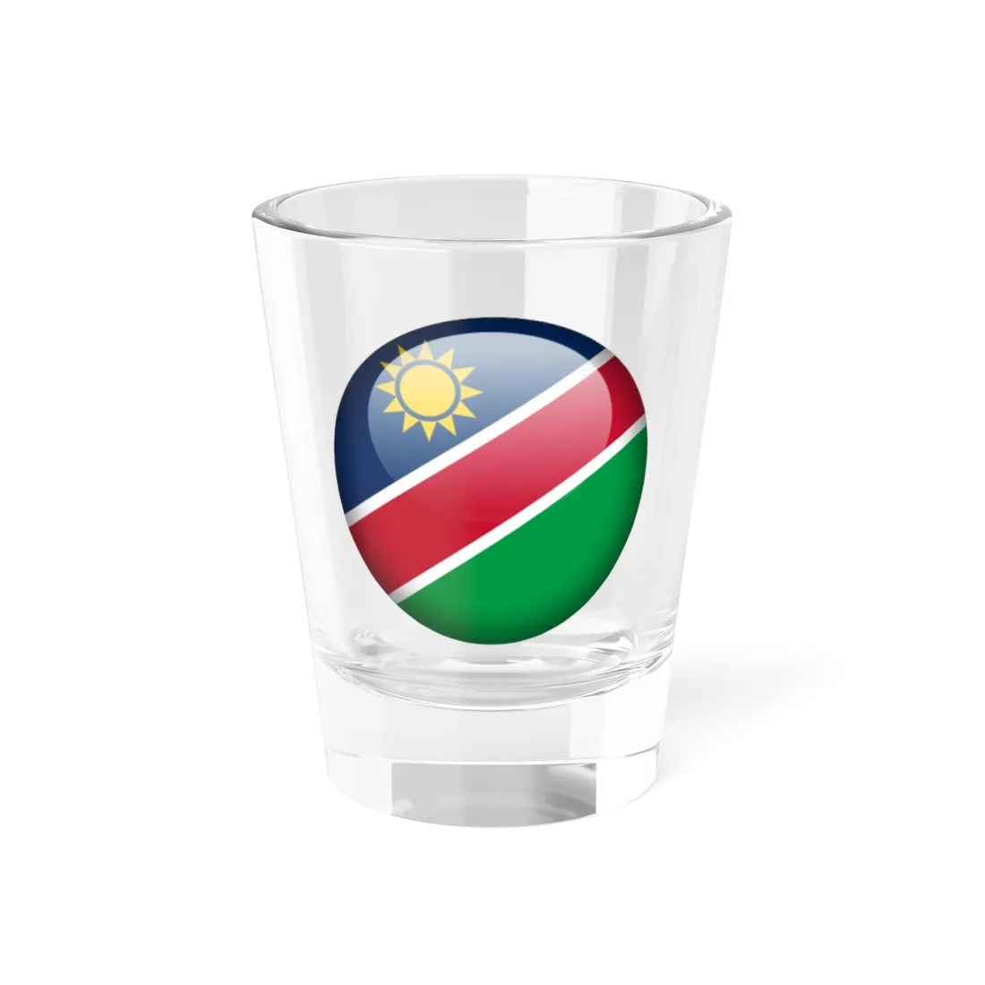 Flag orb Namibia (Namibia) Shot Glass 1.5oz 1.5oz - Go Mug Yourself