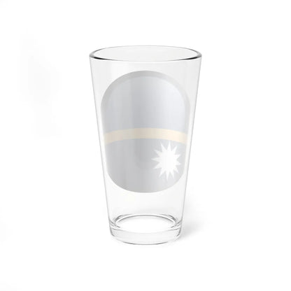 Flag orb Nauru (Nauru) Pint Glass 16oz - Go Mug Yourself