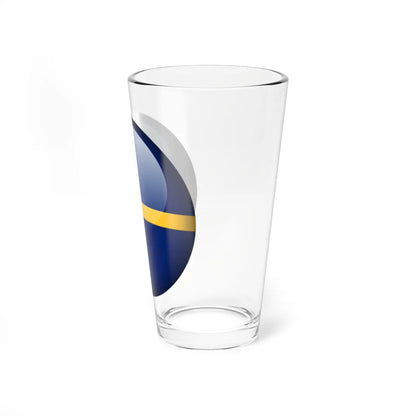 Flag orb Nauru (Nauru) Pint Glass 16oz - Go Mug Yourself