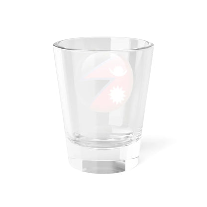 Flag orb Nepal (Nepal) Shot Glass 1.5oz - Go Mug Yourself