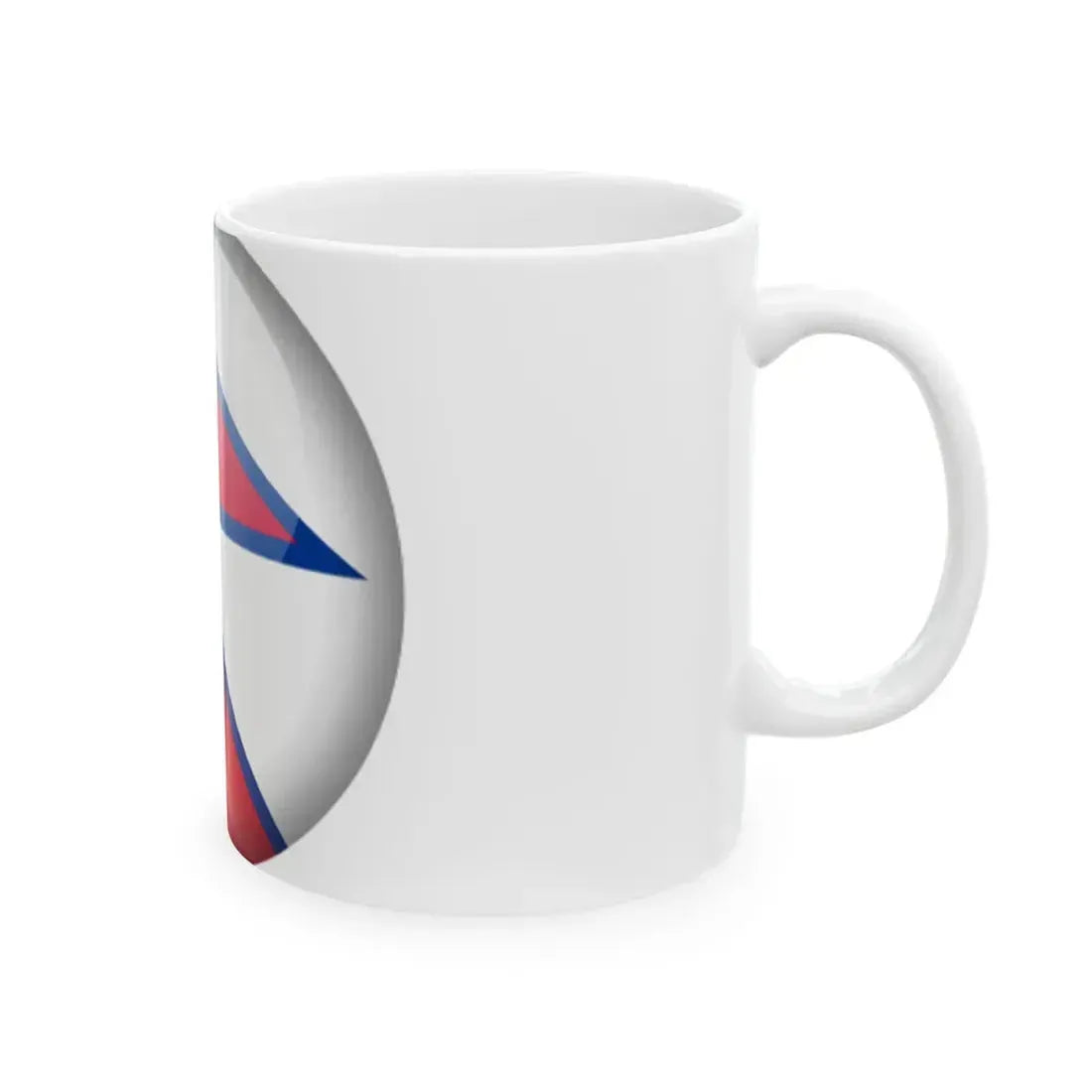 Flag orb Nepal (Nepal) White Coffee Mug - Go Mug Yourself