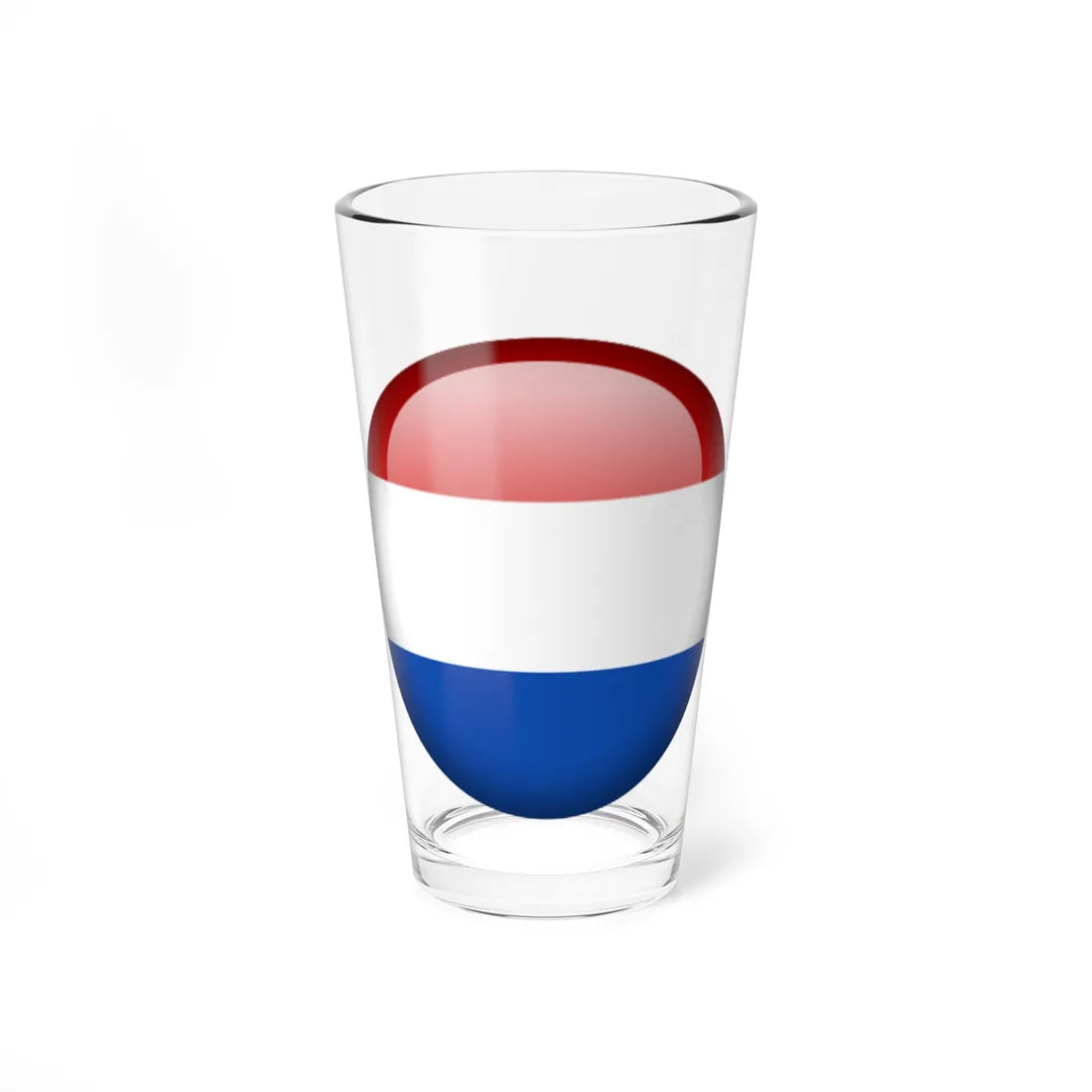Flag orb Netherlands (Netherlands) Pint Glass 16oz 16oz - Go Mug Yourself
