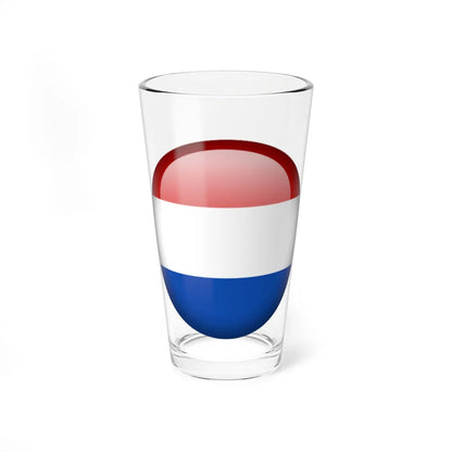 Flag orb Netherlands (Netherlands) Pint Glass 16oz 16oz - Go Mug Yourself