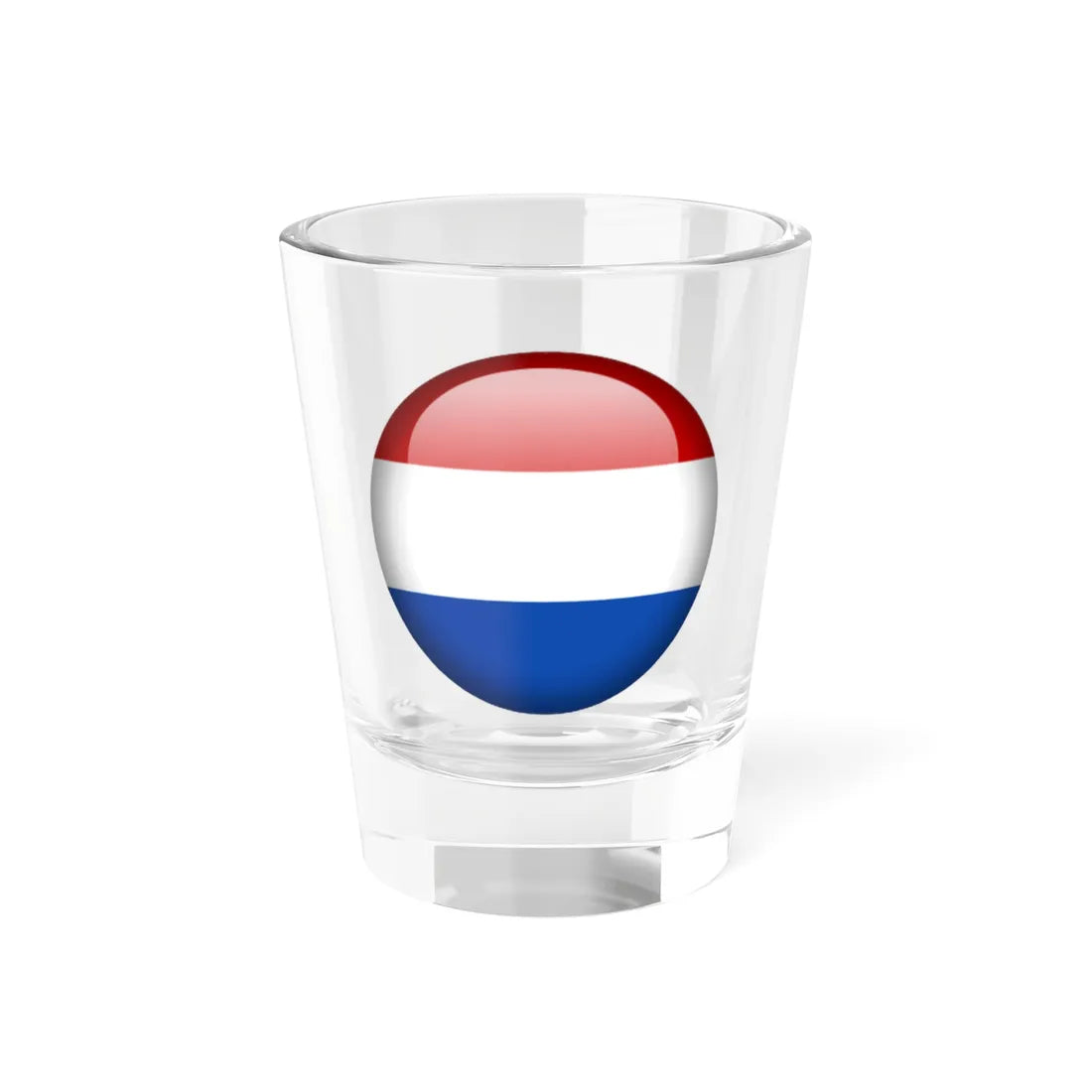 Flag orb Netherlands (Netherlands) Shot Glass 1.5oz 1.5oz - Go Mug Yourself