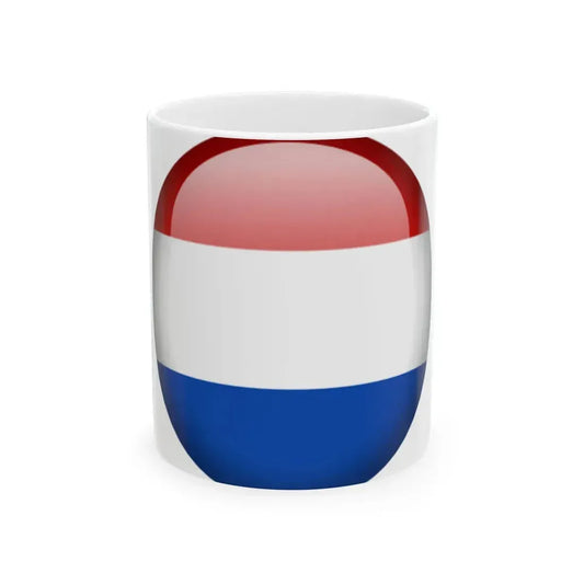 Flag orb Netherlands (Netherlands) White Coffee Mug 11oz - Go Mug Yourself