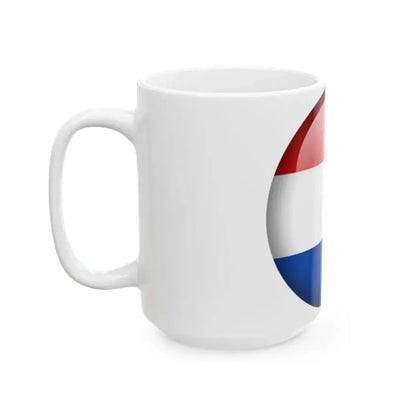 Flag orb Netherlands (Netherlands) White Coffee Mug - Go Mug Yourself
