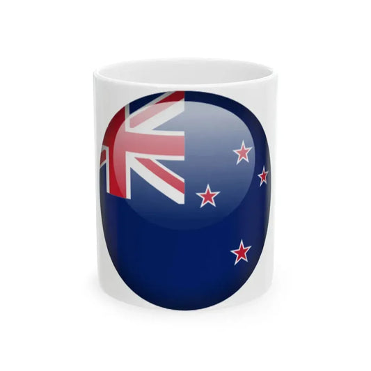 Flag orb New Zealand (New Zealand) White Coffee Mug 11oz - Go Mug Yourself