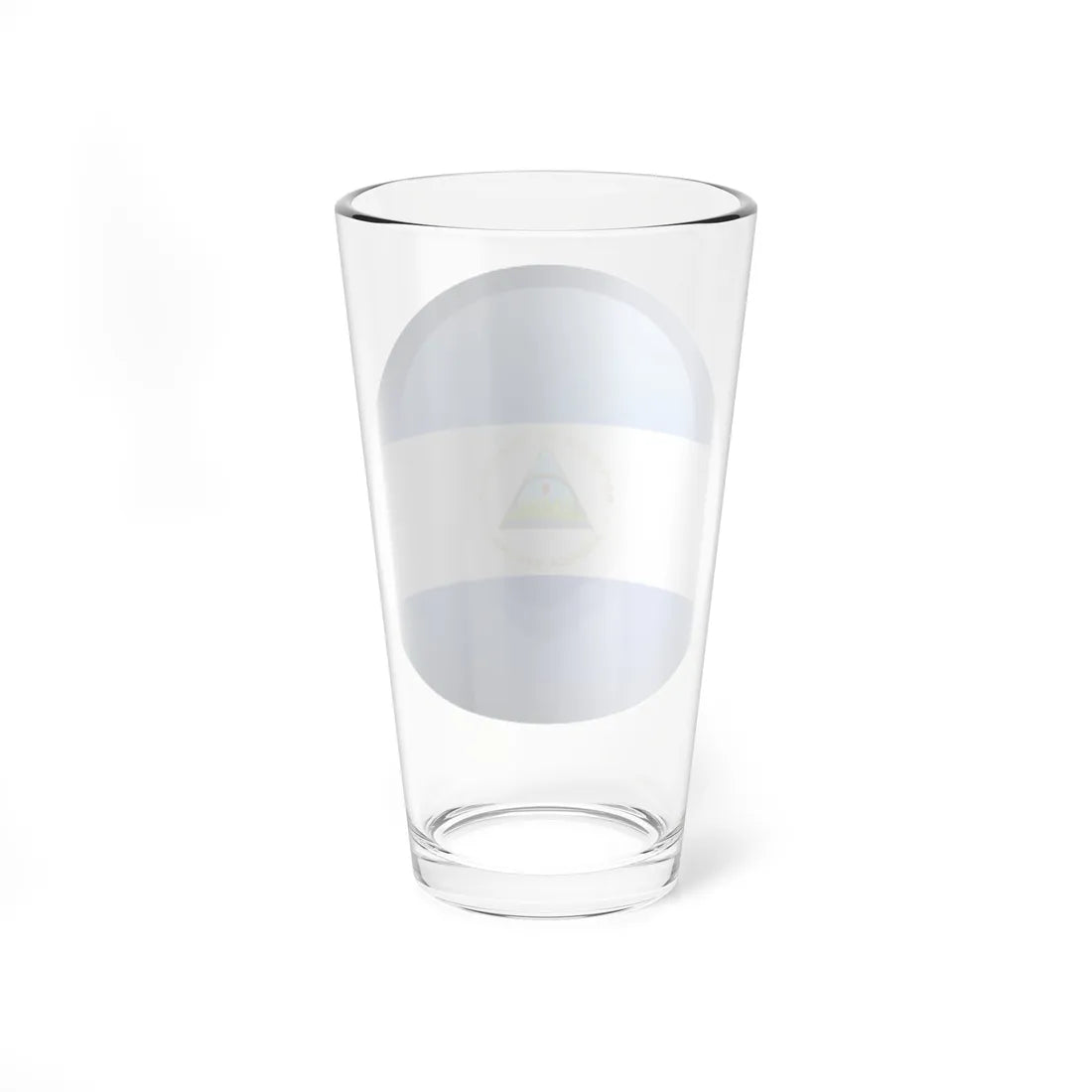 Flag orb Nicaragua (Nicaragua) Pint Glass 16oz - Go Mug Yourself