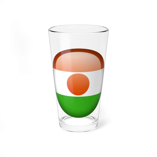 Flag orb Niger (Niger) Pint Glass 16oz 16oz - Go Mug Yourself
