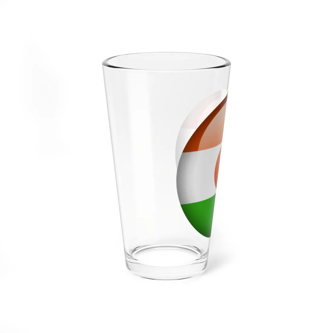 Flag orb Niger (Niger) Pint Glass 16oz - Go Mug Yourself