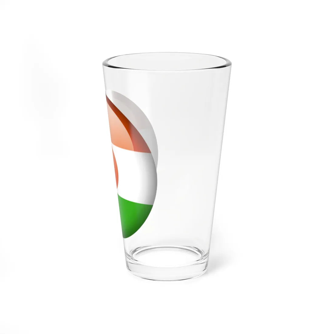 Flag orb Niger (Niger) Pint Glass 16oz - Go Mug Yourself