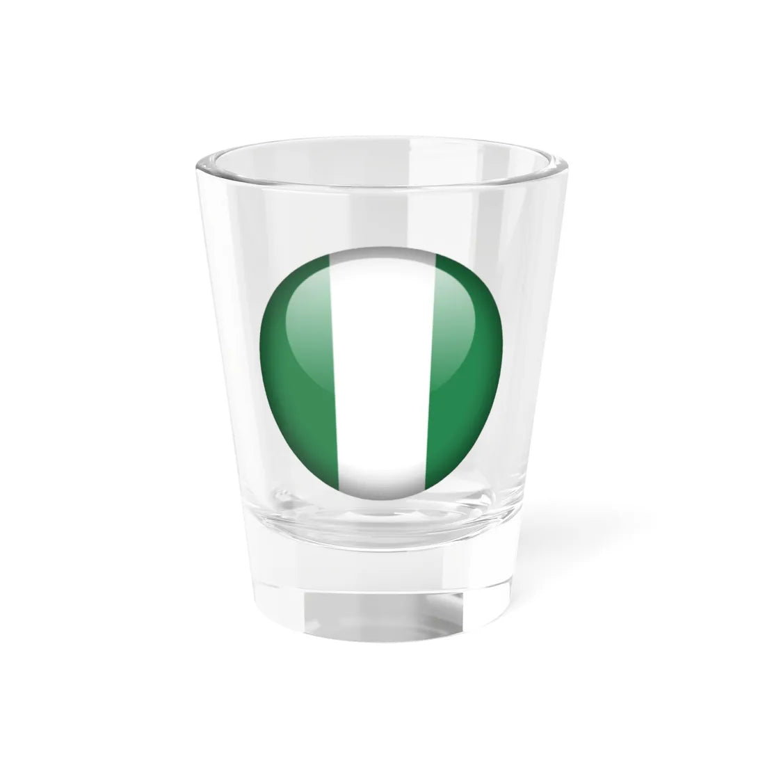Flag orb Nigeria (Niger) Shot Glass 1.5oz 1.5oz - Go Mug Yourself