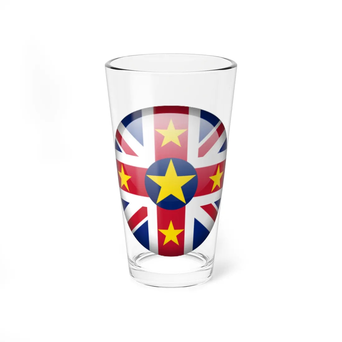 Flag orb Niue Pint Glass 16oz 16oz - Go Mug Yourself