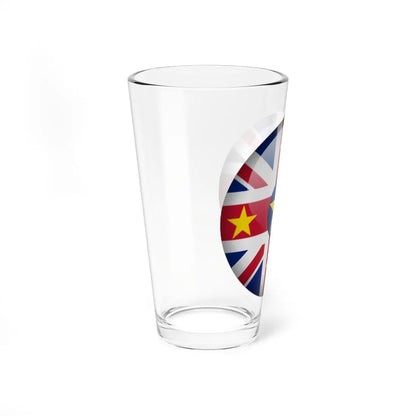 Flag orb Niue Pint Glass 16oz - Go Mug Yourself