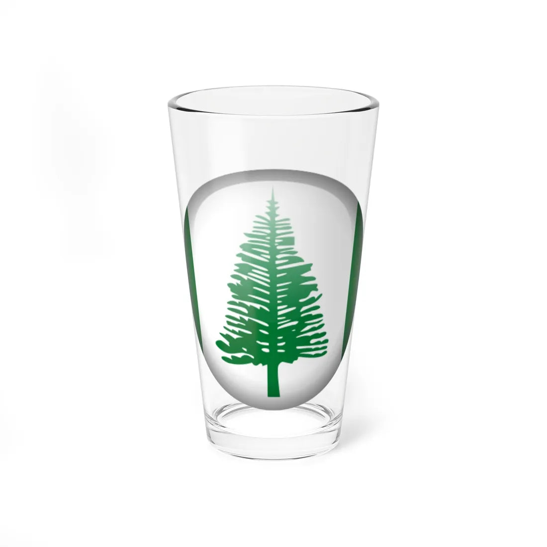 Flag orb Norfolk Island (Australia) Pint Glass 16oz 16oz - Go Mug Yourself