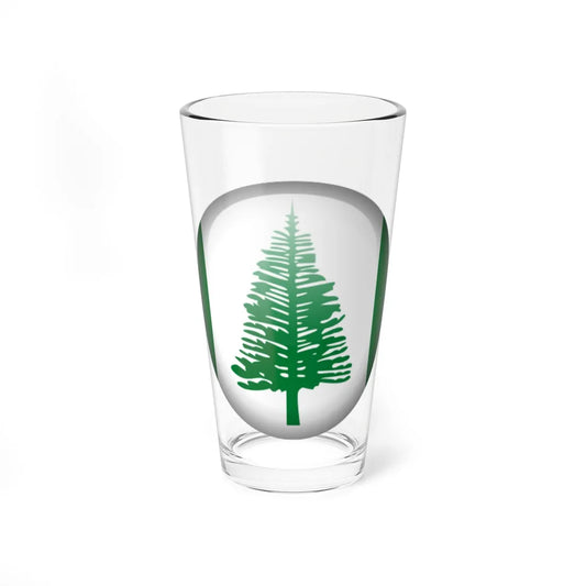 Flag orb Norfolk Island (Australia) Pint Glass 16oz 16oz - Go Mug Yourself