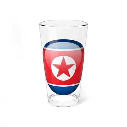 Flag orb North Korea (Korea) Pint Glass 16oz - Go Mug Yourself