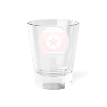 Flag orb North Korea (Korea) Shot Glass 1.5oz - Go Mug Yourself