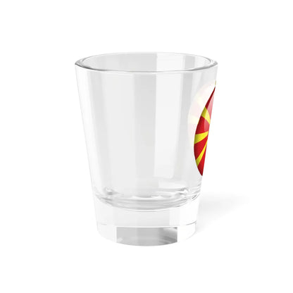 Flag orb North Macedonia (North Macedonia) Shot Glass 1.5oz - Go Mug Yourself