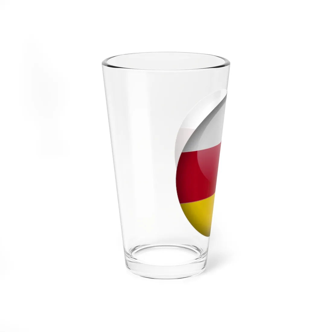 Flag orb North Ossetia (Russia) Pint Glass 16oz - Go Mug Yourself