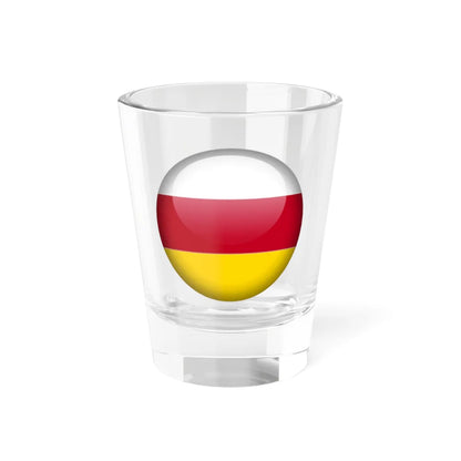 Flag orb North Ossetia (Russia) Shot Glass 1.5oz 1.5oz - Go Mug Yourself