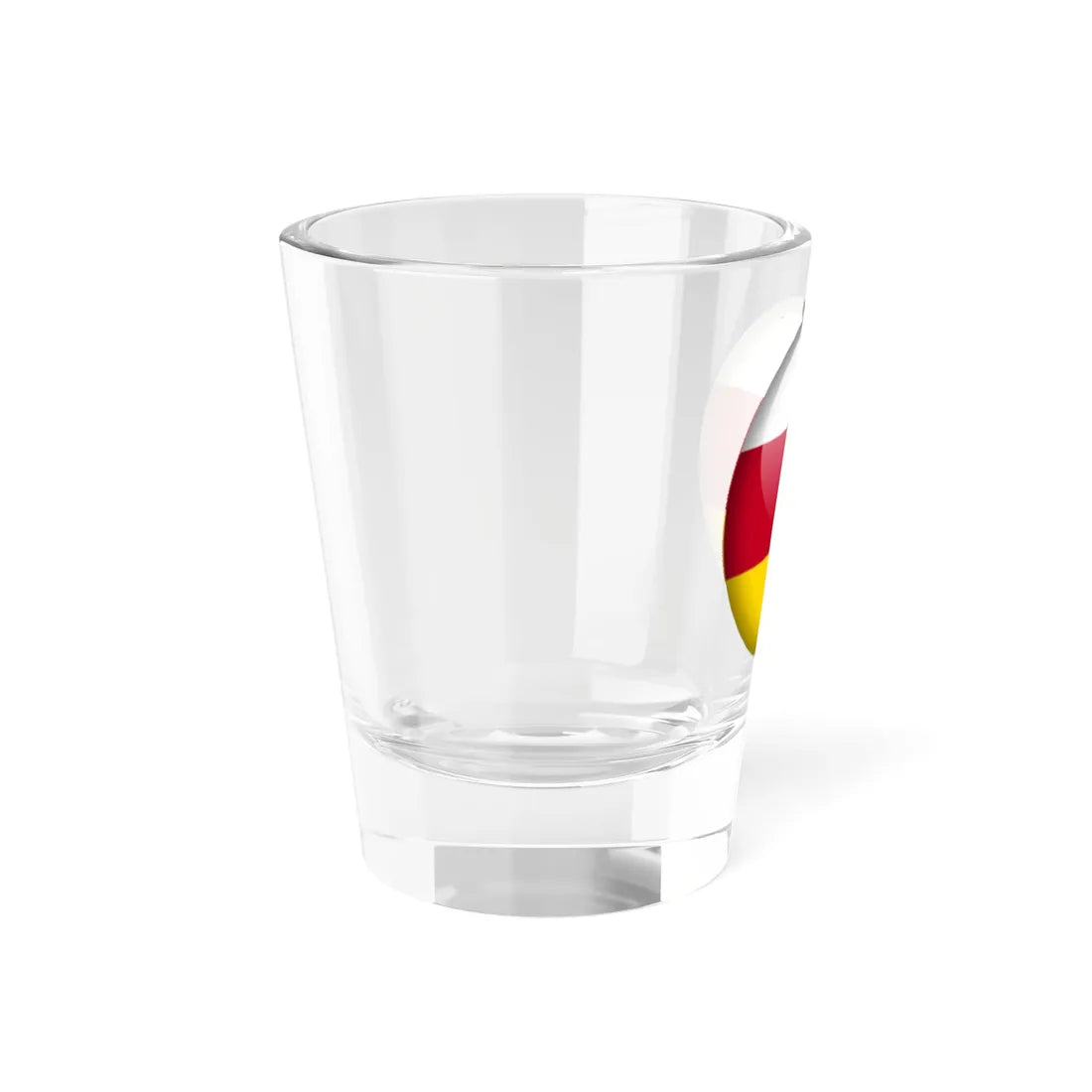 Flag orb North Ossetia (Russia) Shot Glass 1.5oz - Go Mug Yourself