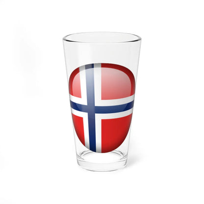 Flag orb Norway (Norway) Pint Glass 16oz 16oz - Go Mug Yourself