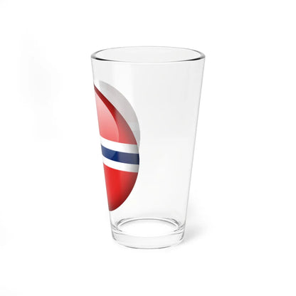 Flag orb Norway (Norway) Pint Glass 16oz - Go Mug Yourself