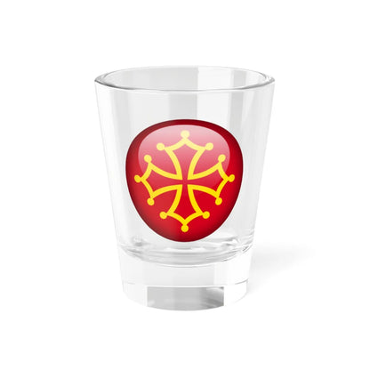Flag orb Occitania (France) Shot Glass 1.5oz 1.5oz - Go Mug Yourself
