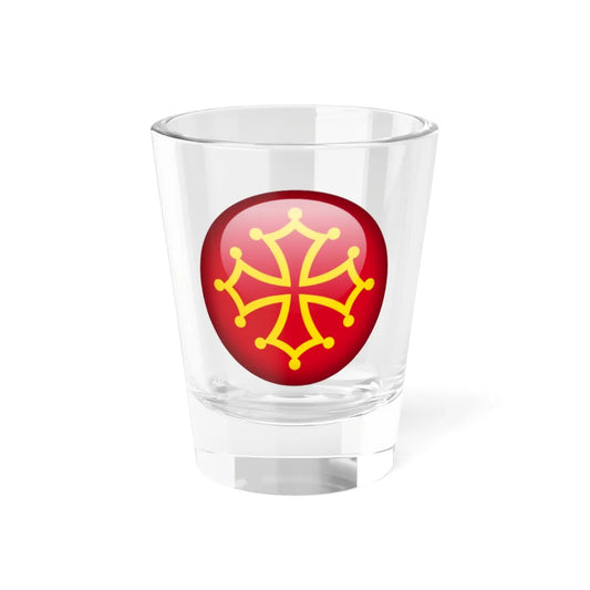 Flag orb Occitania (France) Shot Glass 1.5oz 1.5oz - Go Mug Yourself