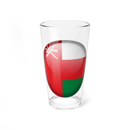 Flag orb Oman (Oman) Pint Glass 16oz 16oz - Go Mug Yourself
